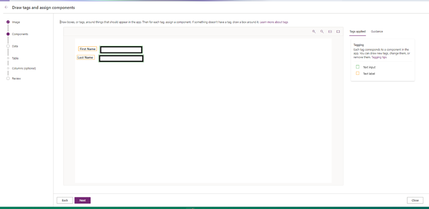 How to Create a canvas app from an image